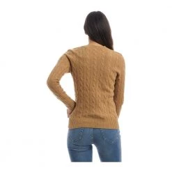 Polo Ralph Lauren Round-neck Knitwear Beige -Dame-strikkegensere Salg unnamed file 3280