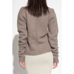 Rick Owens Knit Sweater Gray -Dame-strikkegensere Salg unnamed file 3287