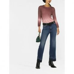 Tory Burch Round-neck Knitwear Pink -Dame-strikkegensere Salg unnamed file 3292