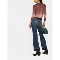 Tory Burch Round-neck Knitwear Pink -Dame-strikkegensere Salg unnamed file 3293