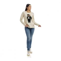 Polo Ralph Lauren Round-neck Knitwear Beige -Dame-strikkegensere Salg unnamed file 3304