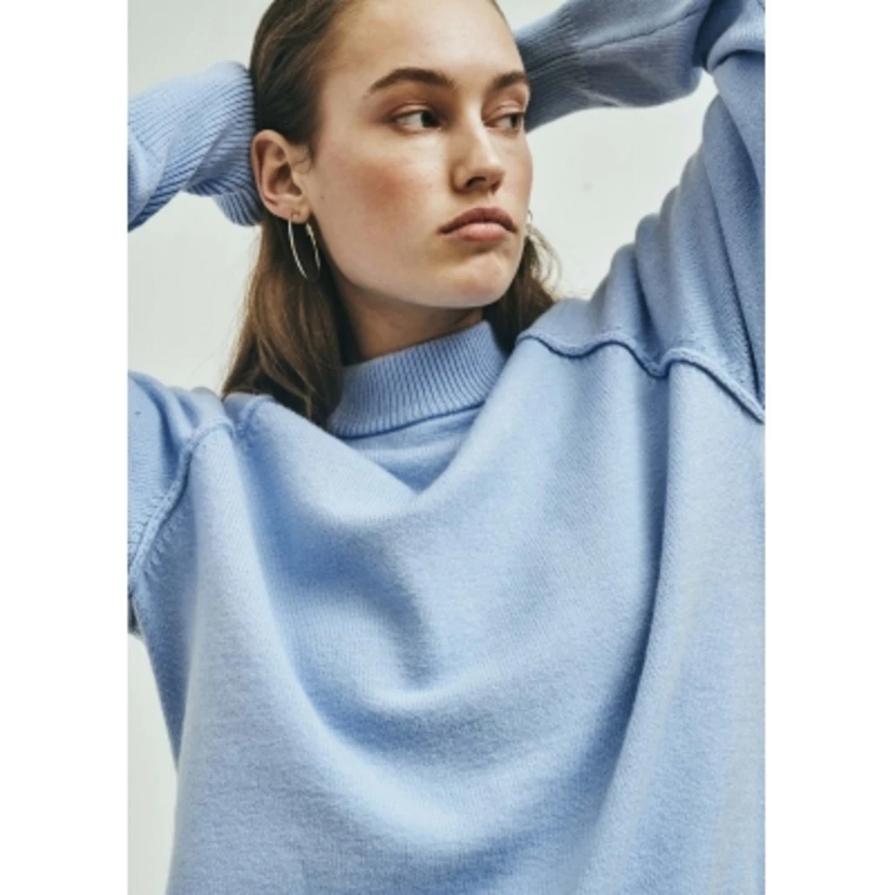 Norr Knit Top Blue 4 Norr Knit Top Blue - Bilde 4