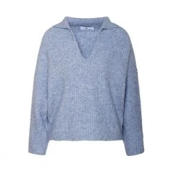 Arnie Says V-neck Knitwear Blue