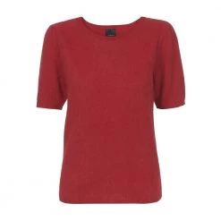 Ane Mone Angora Genser Med Kort Erm Red -Dame-strikkegensere Salg unnamed file 3336