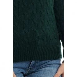 Polo Ralph Lauren V-neck Knitwear Green -Dame-strikkegensere Salg unnamed file 3342