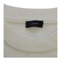Joseph Hand Print Sweater White
