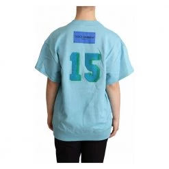 Dolce & Gabbana Queen Of Hearts Card Sweater T-shirt Blue