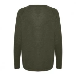 Culture Annemarie Solid Jumper Olive Green -Dame-strikkegensere Salg unnamed file 3422