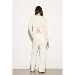 ENVELOPE 1976 Round-neck Knitwear Beige 7 ENVELOPE 1976 Round-neck Knitwear Beige -Dame-strikkegensere Salg unnamed file 3429