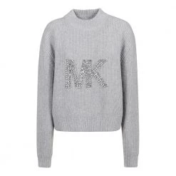 Michael Kors Round-neck Knitwear Gray