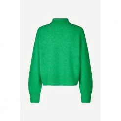 Samsøe Samsøe Grønn Samsøe & Samsøe Nola T-N Genser D Green -Dame-strikkegensere Salg unnamed file 3447