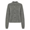 Grå Gestuz Alphagz Short Cardigan Genser Cardigan Gray