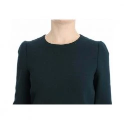 Dolce & Gabbana 3/4 Sleeve Wool Blouse Green -Dame-strikkegensere Salg unnamed file 3453