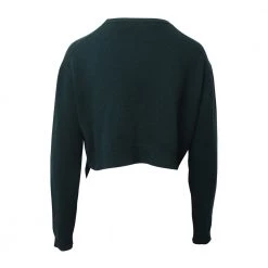 Marni Long Sleeve High Low Sweater Green -Dame-strikkegensere Salg unnamed file 3463