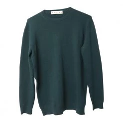 Marni Long Sleeve High Low Sweater Green -Dame-strikkegensere Salg unnamed file 3465