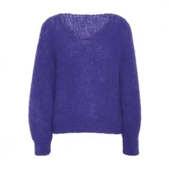 American Dreams V-neck Knitwear Purple