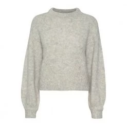 Gestuz Diankagz Knitted Pullover 10905935 Gray