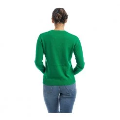 MC2 Saint Barth Round-neck Knitwear Green -Dame-strikkegensere Salg unnamed file 3505