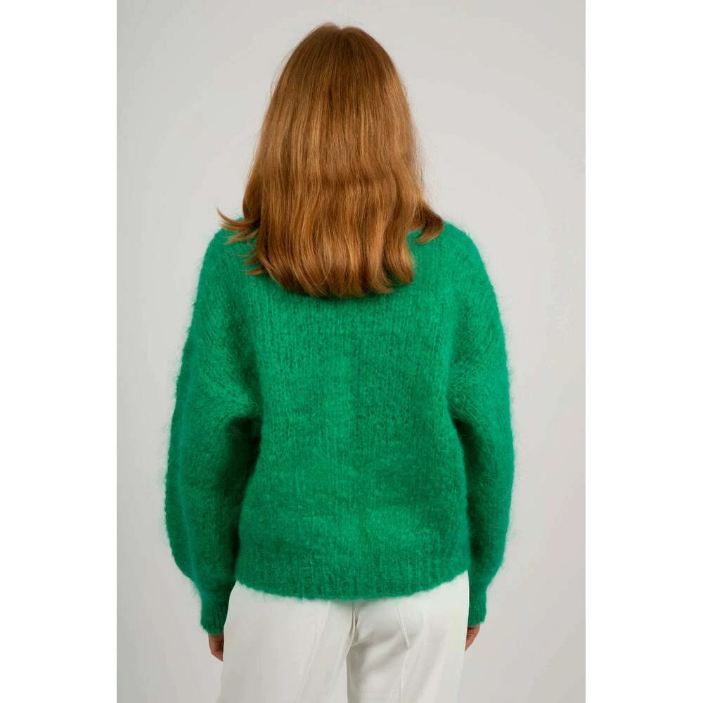 American Dreams Milana LS Mohair Knit - Emerald Green Green 4 American Dreams Milana LS Mohair Knit - Emerald Green Green - Bilde 4