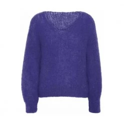 American Dreams Milana Ls Mohair Knit - Violet Purple