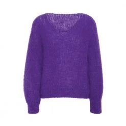 American Dreams Milana Mohair Knit Deep Purple Overdel Purple
