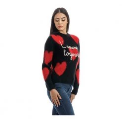 MC2 Saint Barth Round-neck Knitwear Black -Dame-strikkegensere Salg unnamed file 3544