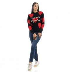 MC2 Saint Barth Round-neck Knitwear Black -Dame-strikkegensere Salg unnamed file 3546