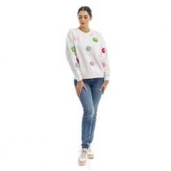 MC2 Saint Barth Round-neck Knitwear White -Dame-strikkegensere Salg unnamed file 3555