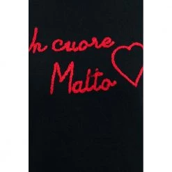 MC2 Saint Barth Round-neck Knitwear Black -Dame-strikkegensere Salg unnamed file 3569