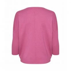 Saint Tropez Round-neck Knitwear Pink -Dame-strikkegensere Salg unnamed file 3583