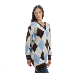 MC2 Saint Barth V-neck Knitwear Blue -Dame-strikkegensere Salg unnamed file 3596