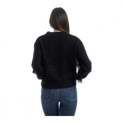 MC2 Saint Barth Round-neck Knitwear Black -Dame-strikkegensere Salg unnamed file 3621