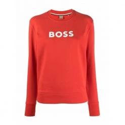 Hugo Boss Round-neck Knitwear Red