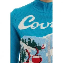 MC2 Saint Barth Round-neck Knitwear Blue -Dame-strikkegensere Salg unnamed file 3637