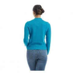 MC2 Saint Barth Round-neck Knitwear Blue -Dame-strikkegensere Salg unnamed file 3640