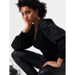Dante 6 V-neck Knitwear Black -Dame-strikkegensere Salg unnamed file 3645