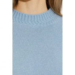 Proenza Schouler Round-neck Knitwear Blue 7 Proenza Schouler Round-neck Knitwear Blue -Dame-strikkegensere Salg unnamed file 3650
