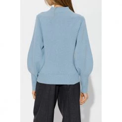Proenza Schouler Round-neck Knitwear Blue 9 Proenza Schouler Round-neck Knitwear Blue -Dame-strikkegensere Salg unnamed file 3652