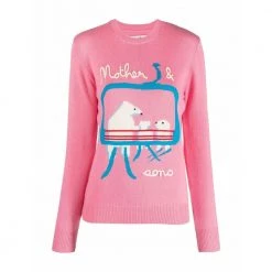 MC2 Saint Barth Round-neck Knitwear Pink