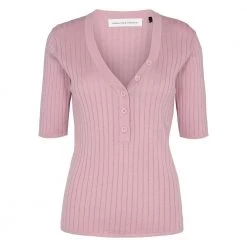 Pieszak V-neck Knitwear Pink
