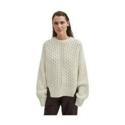 Second Female Round-neck Knitwear White