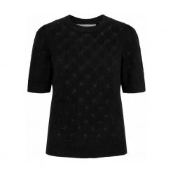 Pieszak Lauren Needledrop Knit Black