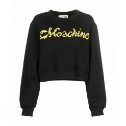 Moschino Round-neck Knitwear Black