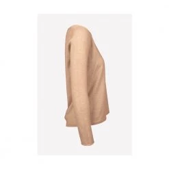 Tricot Sweater Beige -Dame-strikkegensere Salg unnamed file 3731