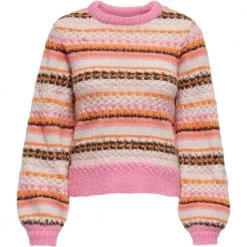 ONLY Round-neck Knitwear Pink