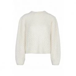 ENVELOPE 1976 Kremfarget Envelope1976 Sue Knit Gensere White