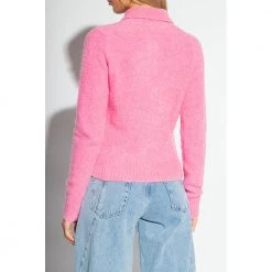 Samsøe Samsøe ‘Jessi’ Sweater With Collar Pink