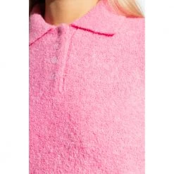 Samsøe Samsøe ‘Jessi’ Sweater With Collar Pink -Dame-strikkegensere Salg unnamed file 3761