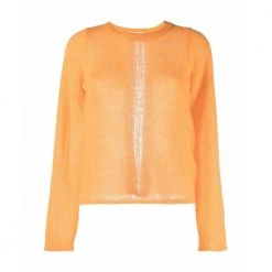 Rodebjer Round-neck Knitwear Orange -Dame-strikkegensere Salg unnamed file 3794