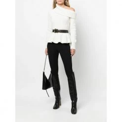 Alexander McQueen Round-neck Knitwear White